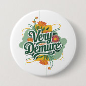 Zeer ingetogen Zeer mindful trend Ingetogen & mind Ronde Button 7,6 Cm (Voorkant)