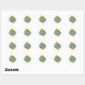 Zeer ingetogen Zeer mindful trend ingetogen & mind Ronde Sticker (Vel)