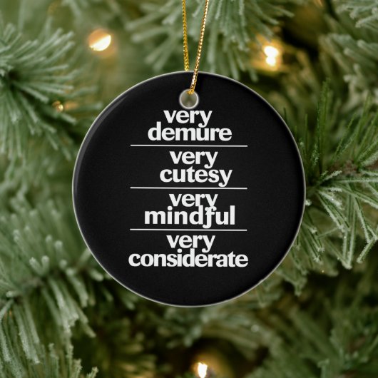 Zeer ingetogen Zeer schattig Zeer attent Ingetogen Keramisch Ornament (Boom)