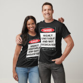 Zeer instabiel T-shirt (Unisex)