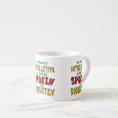 Zeer interactief totdat er direct tegen gesproken espresso kop (Voorkant rechts)