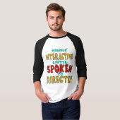 Zeer interactief totdat er direct tegen gesproken t-shirt (Voorkant volledig)