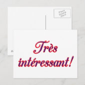 Zeer interessant briefkaart (Voorkant / Achterkant)