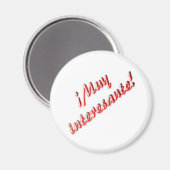 Zeer interessant magneet (Voorkant / Achterkant)