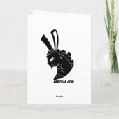 Zeer Kerstmis Lovecraft Feestdagen Kaart (Achterkant)