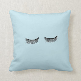Zeer kleine troebele blauwe eyelash Pillow Kussen