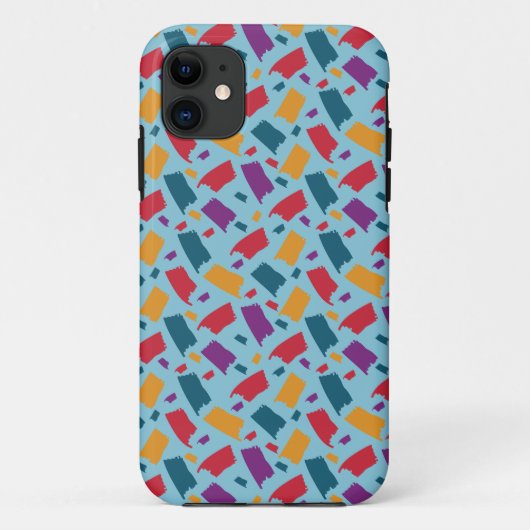 Zeer kleurrijk Abstract patroon Case-Mate iPhone Case (Achterkant)