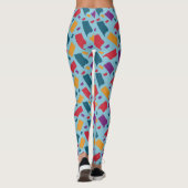 Zeer kleurrijk Abstract patroon Leggings (Achterkant)