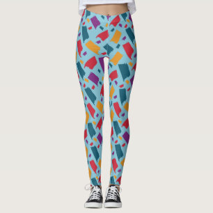 Zeer kleurrijk Abstract patroon Leggings
