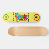  zeer kleurrijk MUSIC-skateboard Persoonlijk Skateboard (Horizontaal)