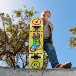  zeer kleurrijk MUSIC-skateboard Persoonlijk Skateboard