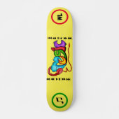  zeer kleurrijk MUSIC-skateboard Persoonlijk Skateboard (Voorkant)