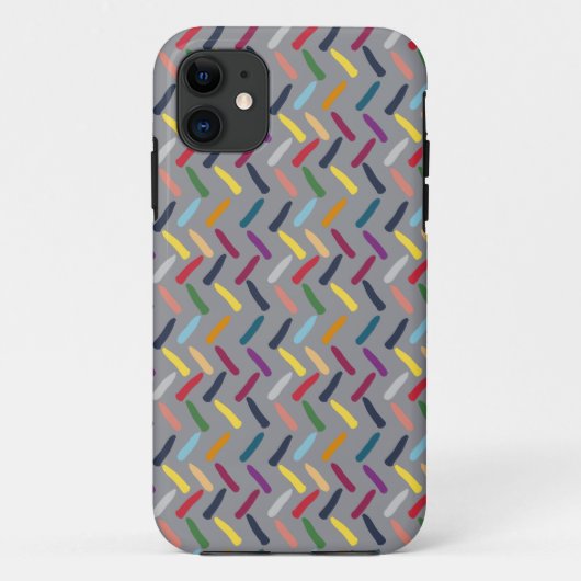 Zeer kleurrijk patroon Case-Mate iPhone case (Achterkant)