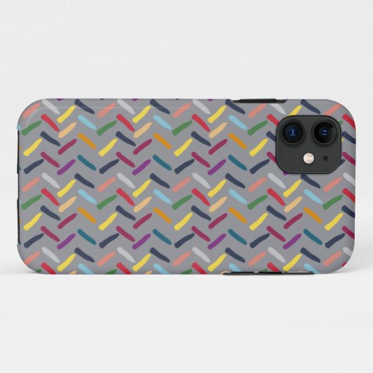 Zeer kleurrijk patroon Case-Mate iPhone case (Achterkant (horizontaal))