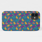 Zeer kleurrijk unevenpatroon Case-Mate iPhone case (Achterkant (horizontaal))