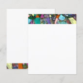 Zeer kleurrijke abstracte vormen art. 11 (Voorkant / Achterkant)