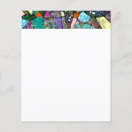 Zeer kleurrijke abstracte vormen art. 11 (Voorkant)