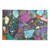 Zeer kleurrijke abstracte vormen art. 11 kussensloop (Achterkant)