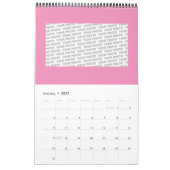 Zeer kleurrijke abstracte vormen, art. 1 kalender (Jan 2027)