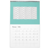 Zeer kleurrijke abstracte vormen, art. 1 kalender (Feb 2026)