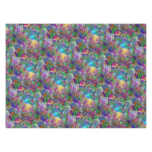 Zeer kleurrijke abstracte vormen, art. 1 tafelkleed (Voorkant (Horizontaal))