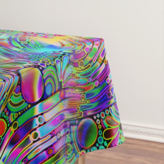 Zeer kleurrijke abstracte vormen, art. 1 tafelkleed (Voorbeeld)