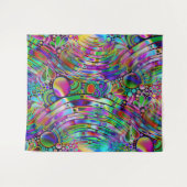 Zeer kleurrijke abstracte vormen, art. 1 wandkleed (Voorkant (horizontaal))