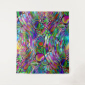 Zeer kleurrijke abstracte vormen, art. 1 wandkleed (Voorkant)