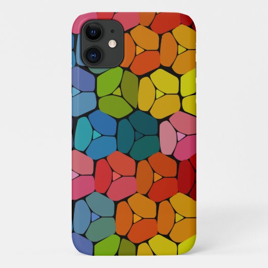 Zeer kleurrijke Abstracte vormen iPhone draagtas Case-Mate iPhone Case (Achterkant)