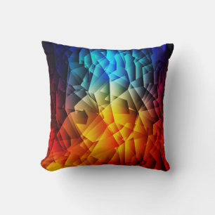 Zeer kleurrijke Abstracte vormen Sierkussen
