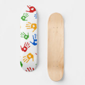 Zeer kleurrijke Abstracte vormen van skateboard (Voorkant)