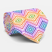 Zeer kleurrijke afdrukken stropdas (Opgerold)