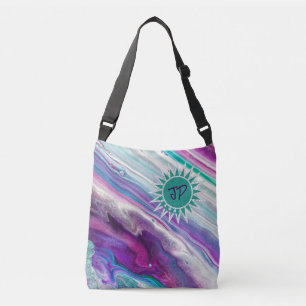 Zeer kleurrijke Canvas tas van het kruisje met uw 