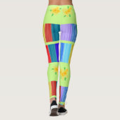 Zeer kleurrijke dames Leggings (Achterkant)