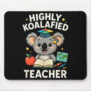 Zeer Koalafied Docent - Grappige Koala Beer Muismat