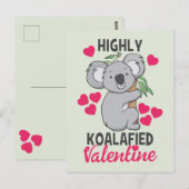 Zeer Koalafied Valentijn Kaart (Voorkant / Achterkant)