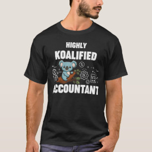 Zeer Koalified Accountant Koala grappige meme qual T-shirt