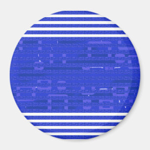 Zeer koele circuit blauwe geometrische strepen magneet