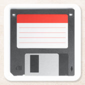 Zeer koele diskette Onderzetter set (Voorkant)