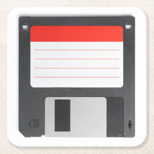 Zeer koele diskette Onderzetter set