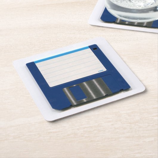 Zeer koele diskette Onderzetter set (Schuin)