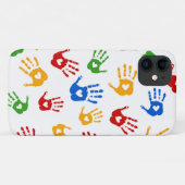 Zeer kool Abstract hart in Palm iPhone Case (Achterkant (horizontaal))