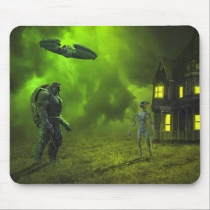 Zeer kool Alien Planet Muismat