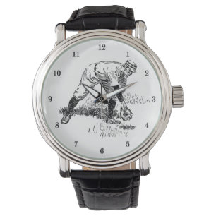 Zeer kool Baseball Wrist Watch Horloge