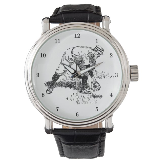 Zeer kool Baseball Wrist Watch Horloge (Voorkant)