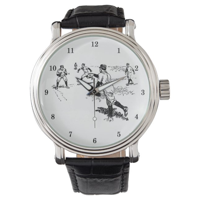 Zeer kool Baseball Wrist Watch Horloge (Voorkant)