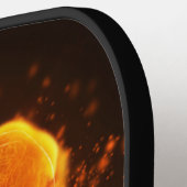 Zeer kool brandend vuist pickleball paddle (Links Detail)