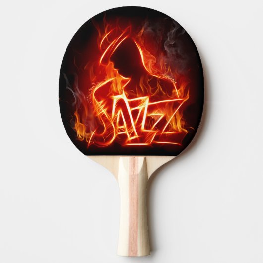 Zeer kool Burning Jazz Tafeltennisbatje (Voorkant)