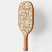 Zeer kool Java Coffee Espresso Caffe Latte Pickleball Paddle (Links)