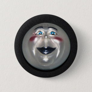 Zeer kool Man op de motorfiguur Button